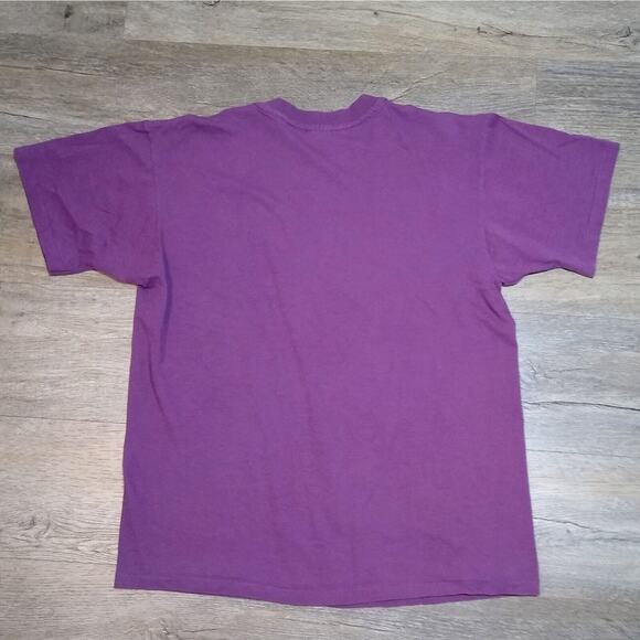 Vintage Dallas Texas Anvil Tag Embroidered Single Stitch T Shirt Womens Sz L USA - Picture 3 of 4